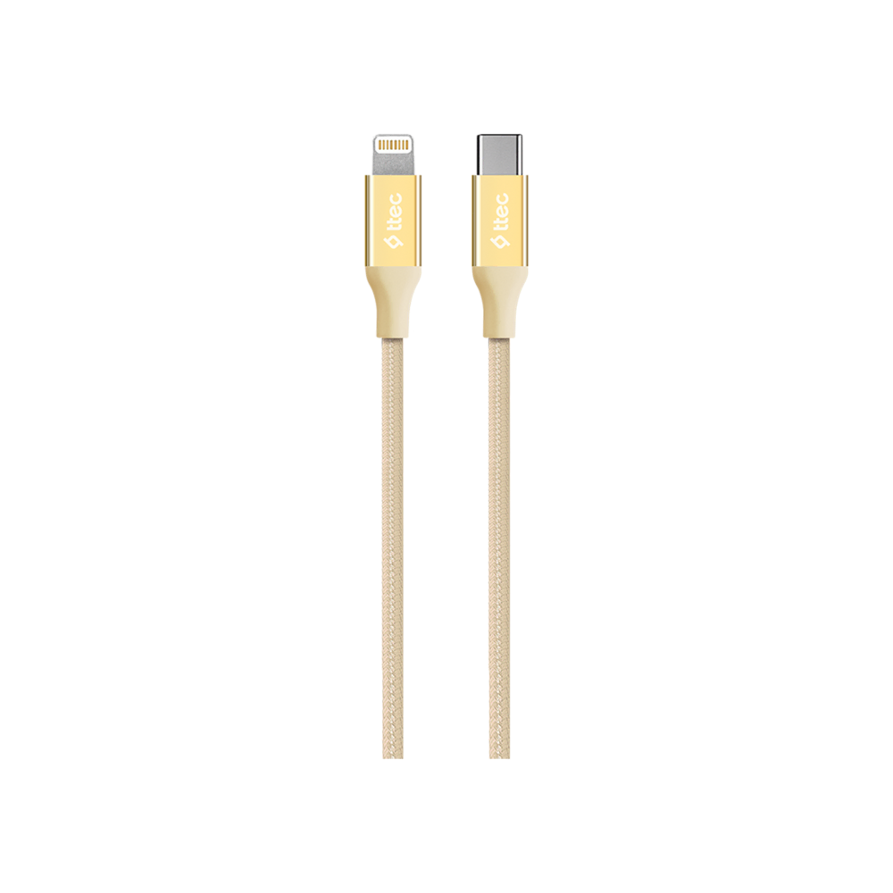 Ttec AlumiCable Typec-Lightng Kablo Gold Şarj Kabloları