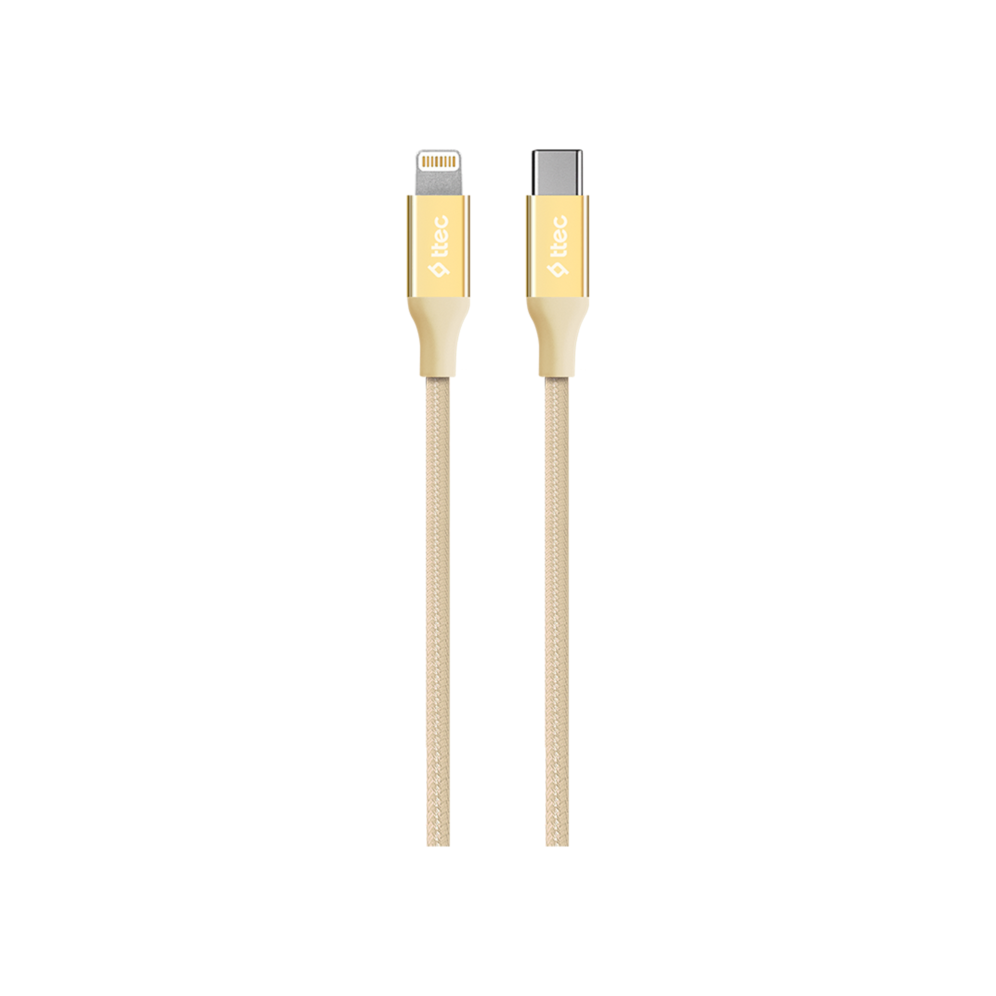 Ttec AlumiCable Typec-Lightng Kablo Gold Şarj Kabloları
