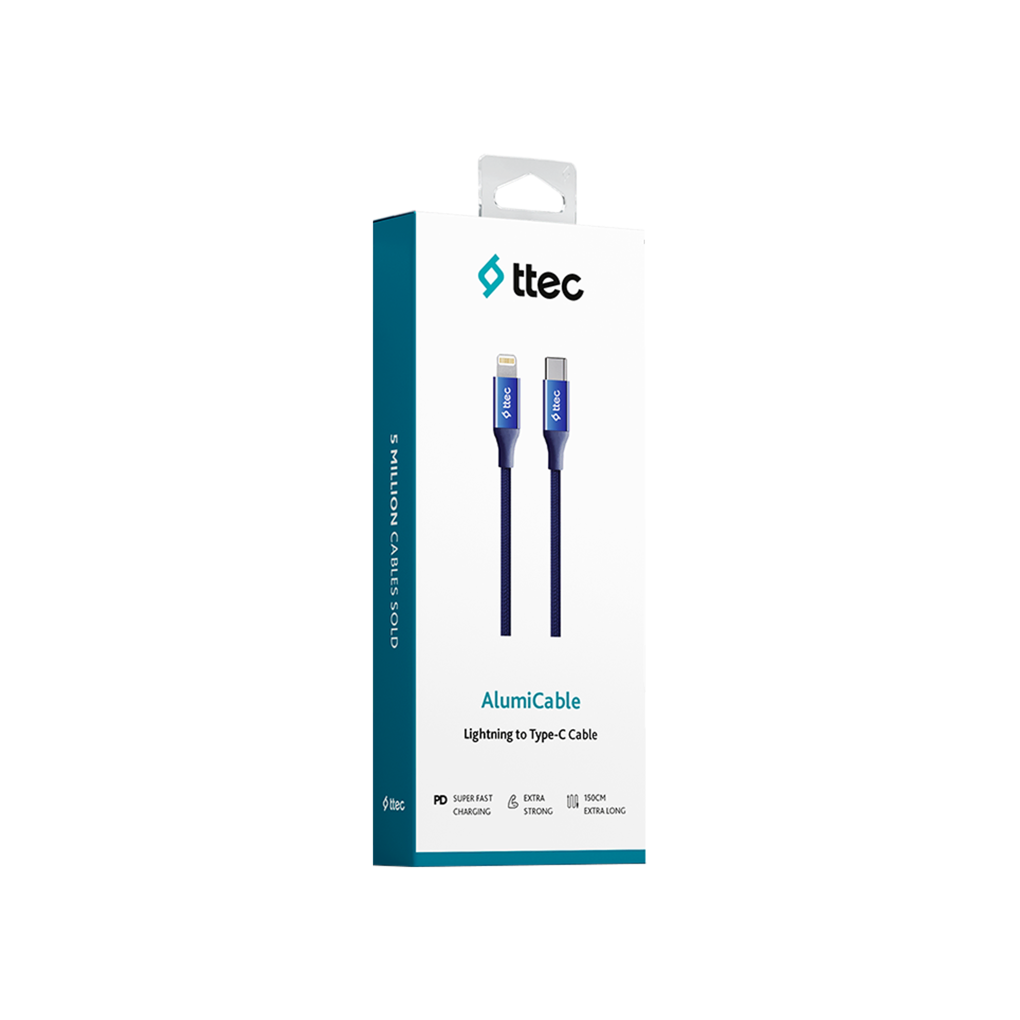 Ttec AlumiCable Typec-Lightng Kab Lacivr Şarj Kabloları