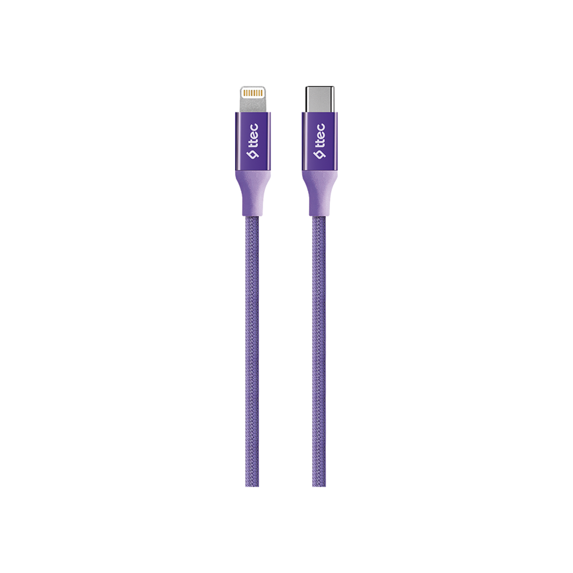 Ttec AlumiCable Typec-Lightng Kablo Mor Şarj Kabloları
