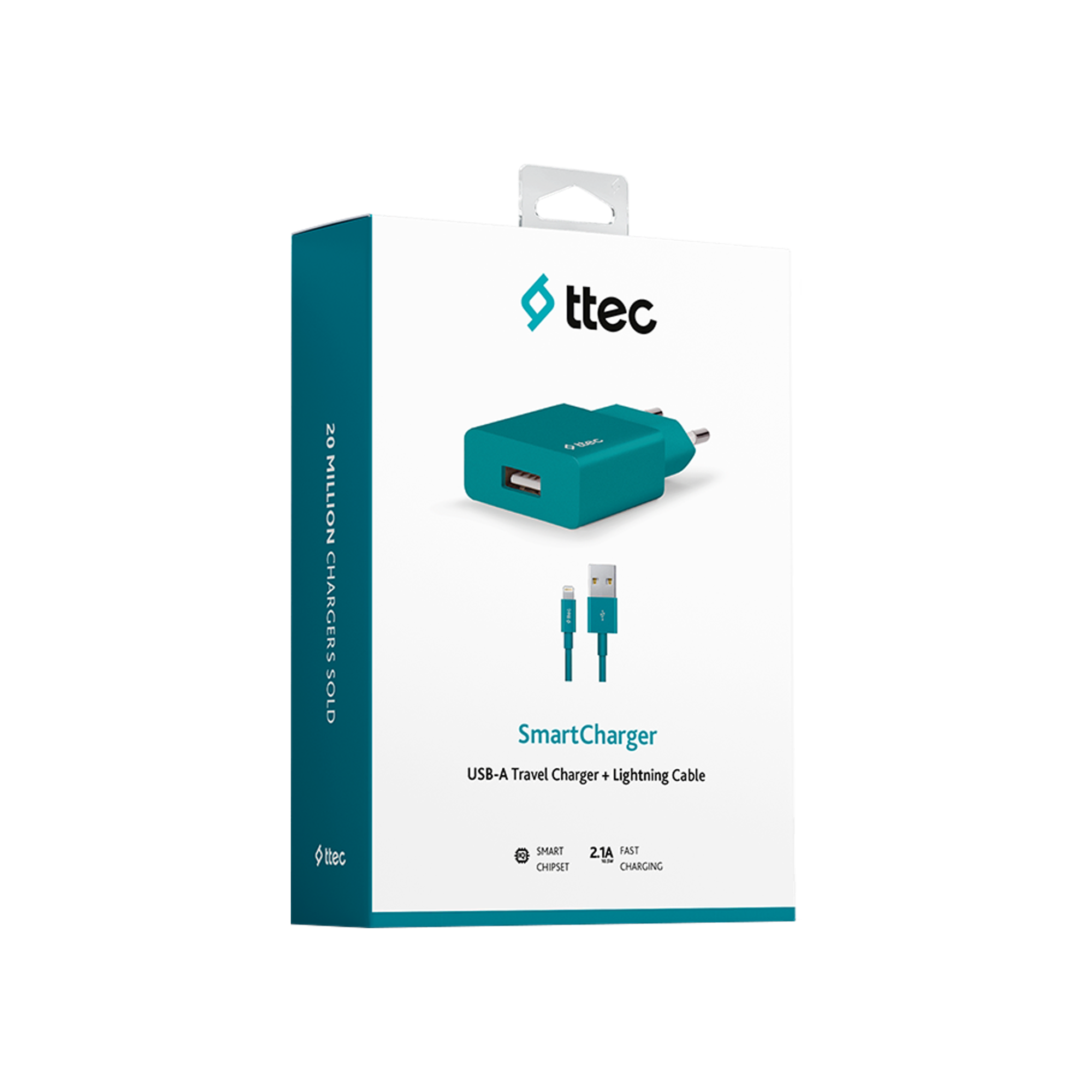 Ttec SmartCharger Adaptör+Lightng Trkuaz Şarj Cihazları