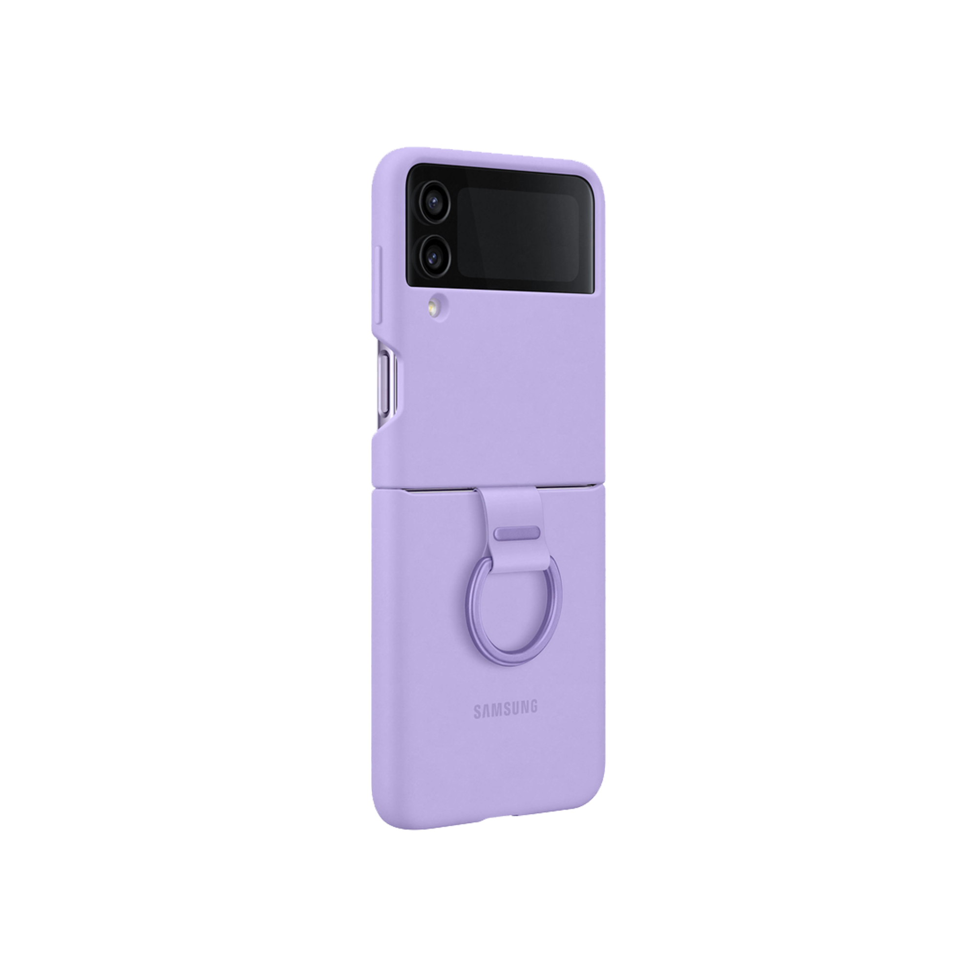 Samsung GalaxyZ Flip4 YüzüklüKlıf-Lvanta Telefon Kılıfı