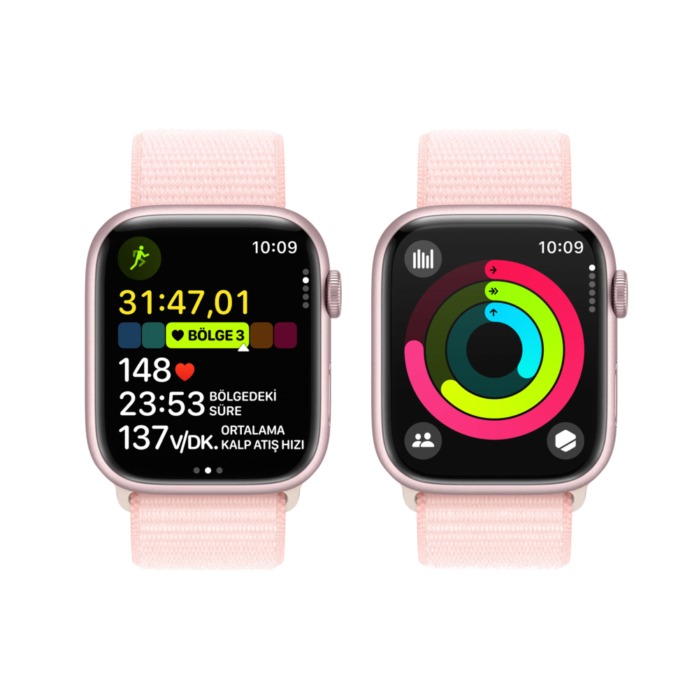 Apple Watch S9 45mm Pembe SL Akıllı Saat