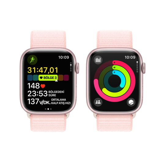 Apple Watch S9 45mm Pembe SL Akıllı Saat