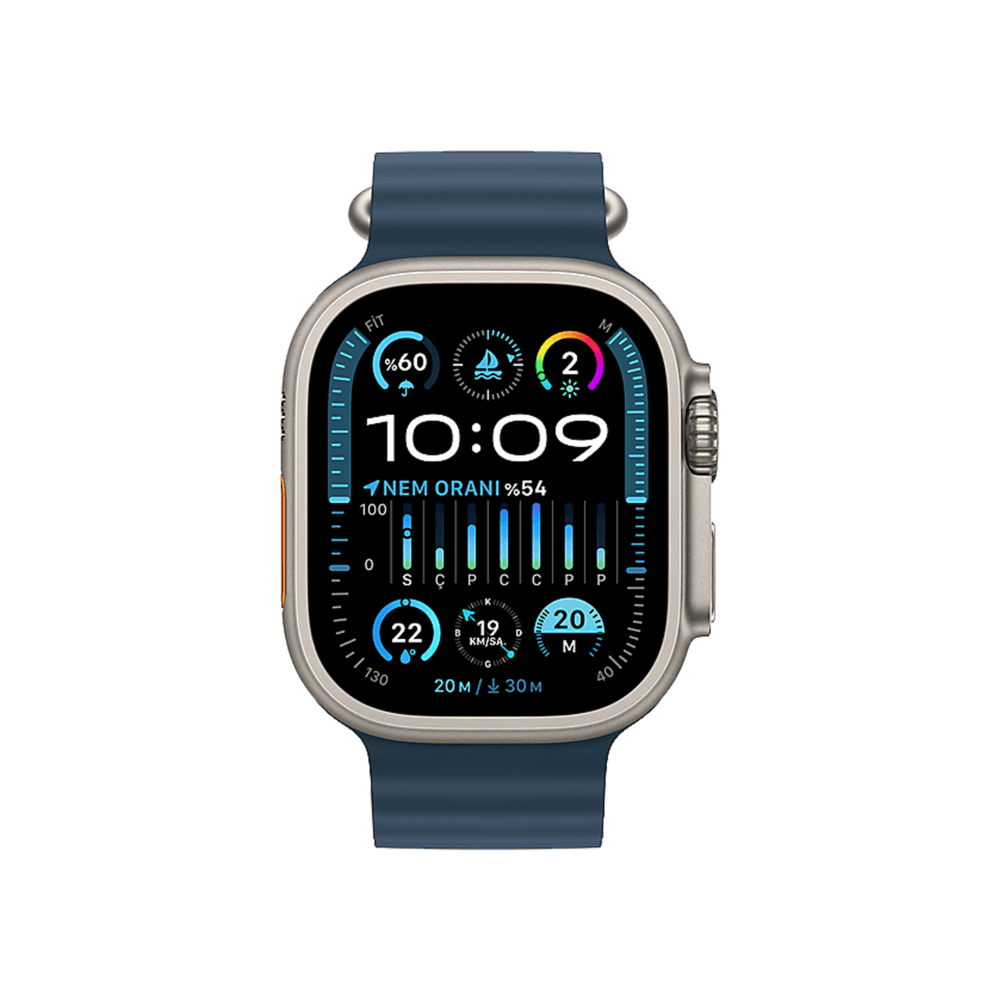 Apple Watch Ultra 2, 49mm Okyanus Mavisi Akıllı Saat