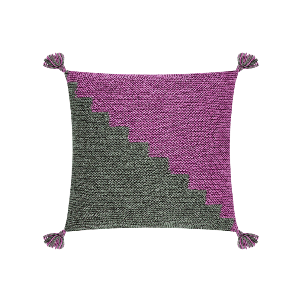 destekar Kırlent Kılıfı Eflatun Gri UmutKent Koleksiyonu Ürünleri