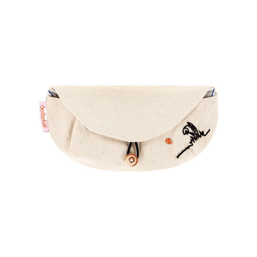 destekar Gözlük Kılıfı Oval Mavi UmutKent Koleksiyonu Ürünleri