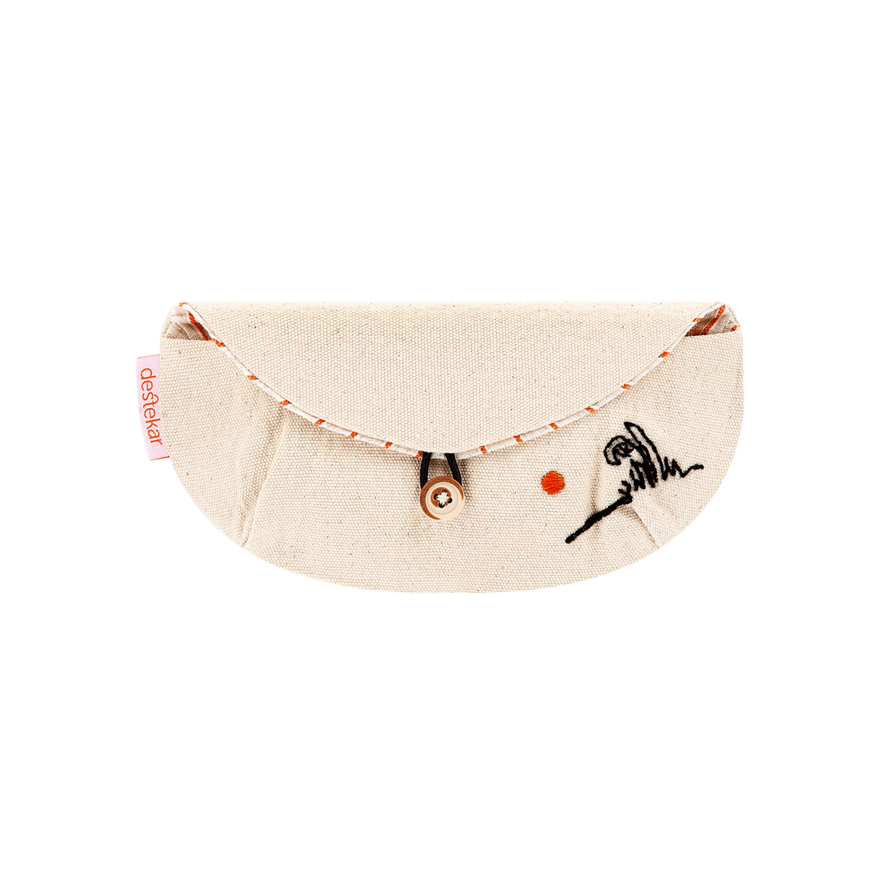 destekar Gözlük Kılıfı Oval Kırmızı UmutKent Koleksiyonu Ürünleri