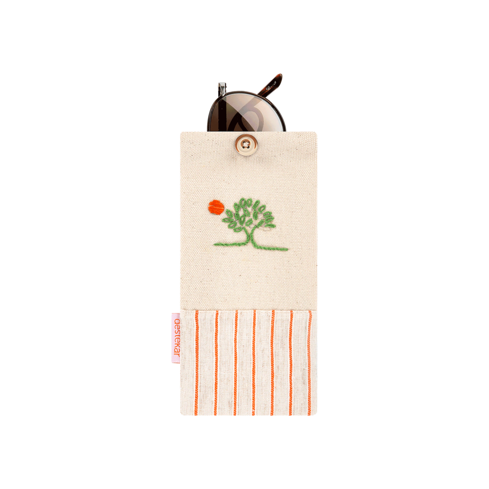 destekar Gözlük Kılıfı Kırmızı Çizgili UmutKent Koleksiyonu Ürünleri