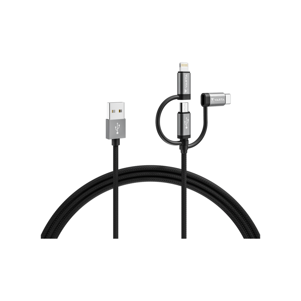 VARTA Şarj Kablosu 2m 3IN1 Şarj Kabloları