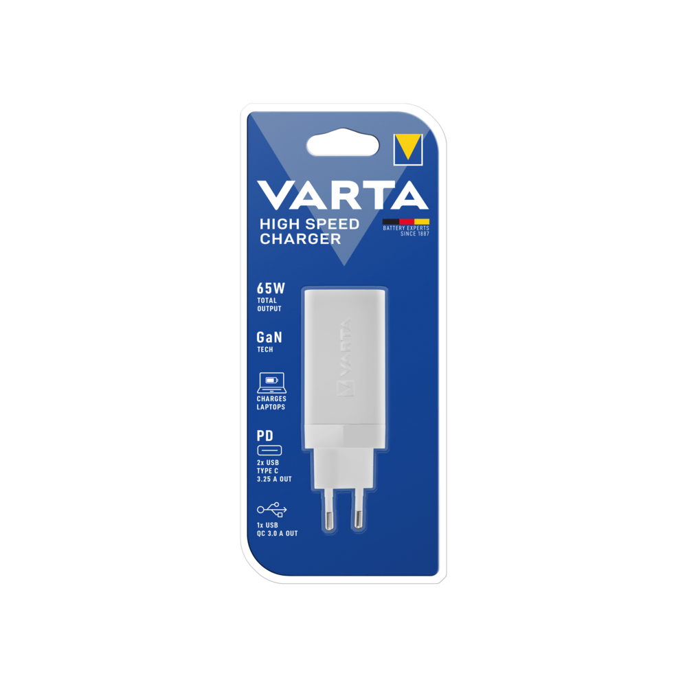 VARTA Hızlı Şarj Adaptör 65W Şarj Cihazları