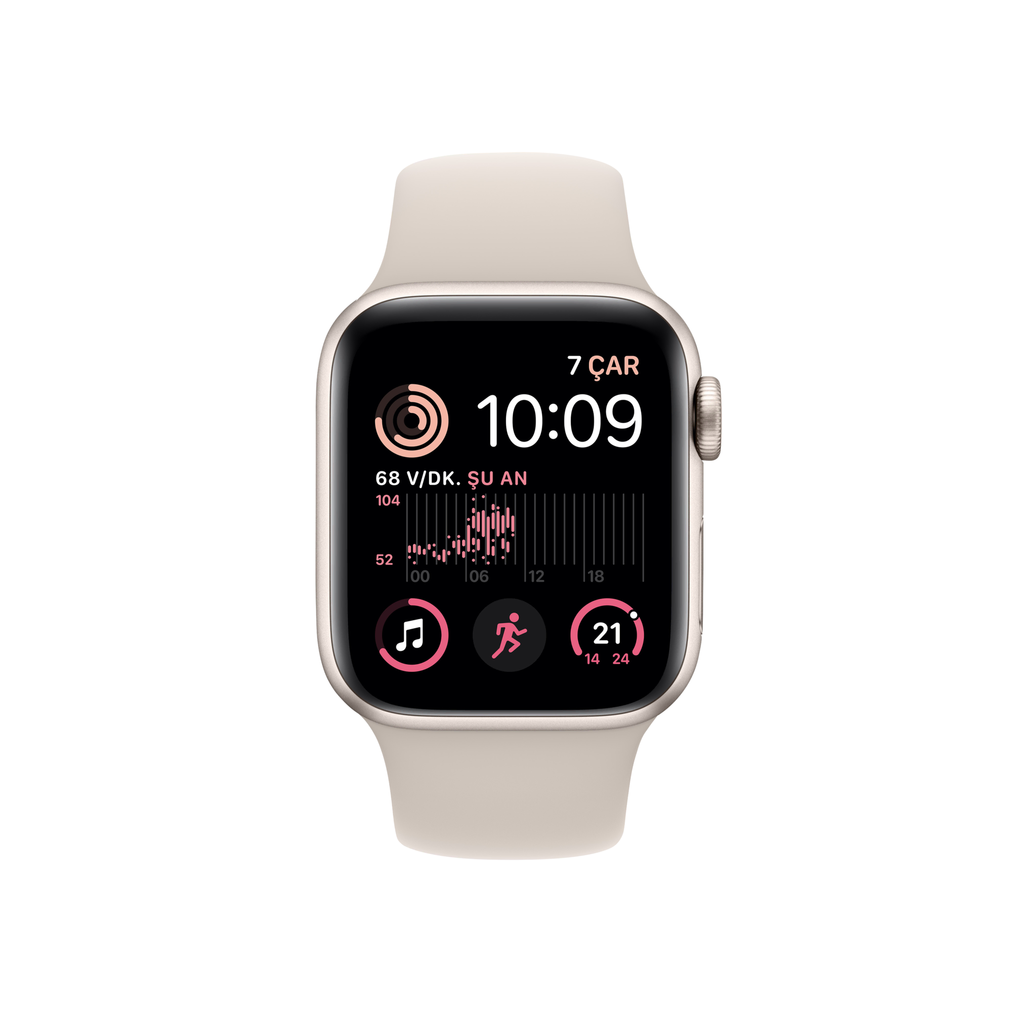 Apple Watch SE, 40mm Yıldız Işığı Yeni Akıllı Saat
