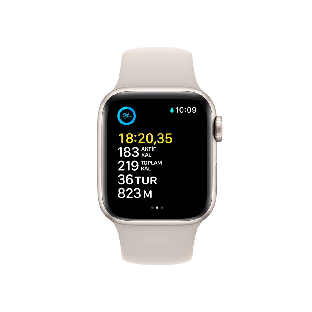 Apple Watch SE, 40mm Yıldız Işığı Yeni Akıllı Saat