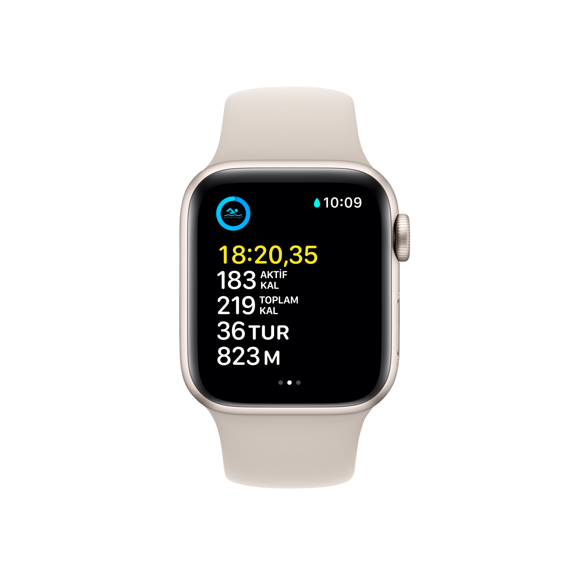 Apple Watch SE, 40mm Yıldız Işığı Yeni Akıllı Saat