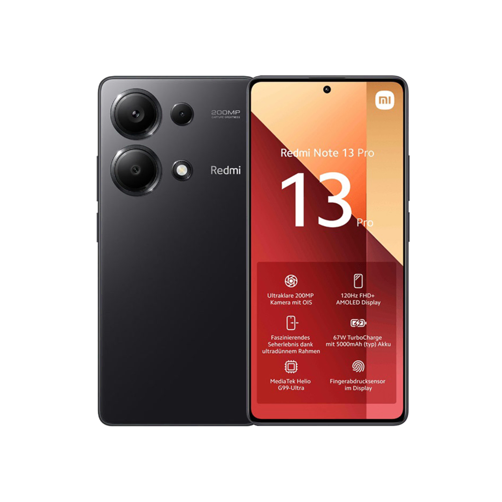 Xiaomi Redmi Note 13 Pro 12/512GB Siyah Android Telefon Modelleri