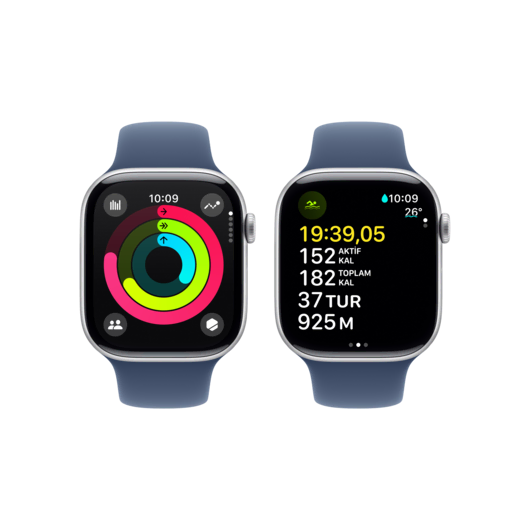 Apple Watch 10 GPS 46mm Gümüş SB-S/M Akıllı Saat