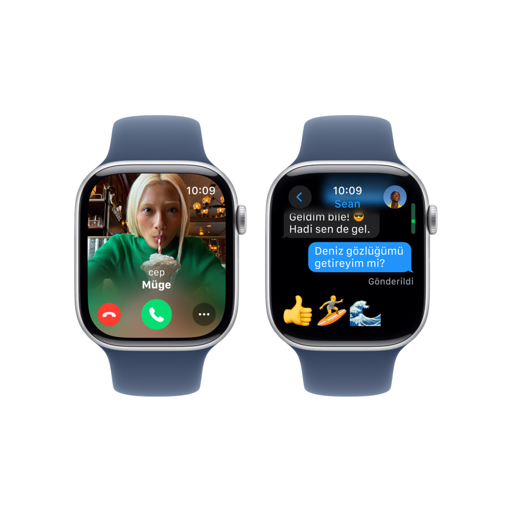 Apple Watch 10 GPS 46mm Gümüş SB-M/L Akıllı Saat