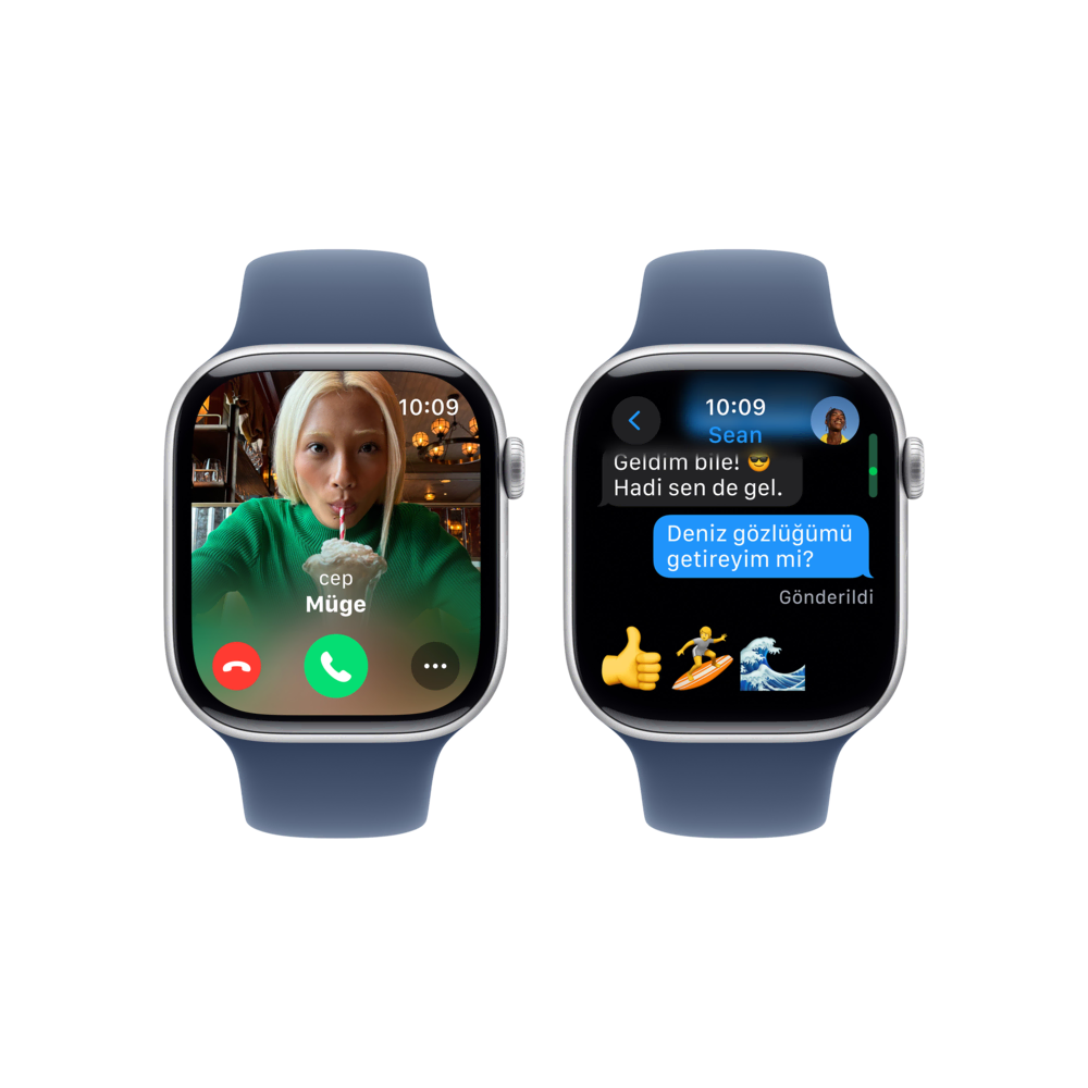 Apple Watch 10 GPS 42mm Gümüş SB-S/M Akıllı Saat