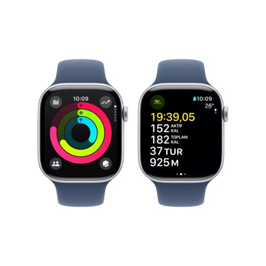 Apple Watch 10 GPS 42mm Gümüş SB-M/L Akıllı Saat