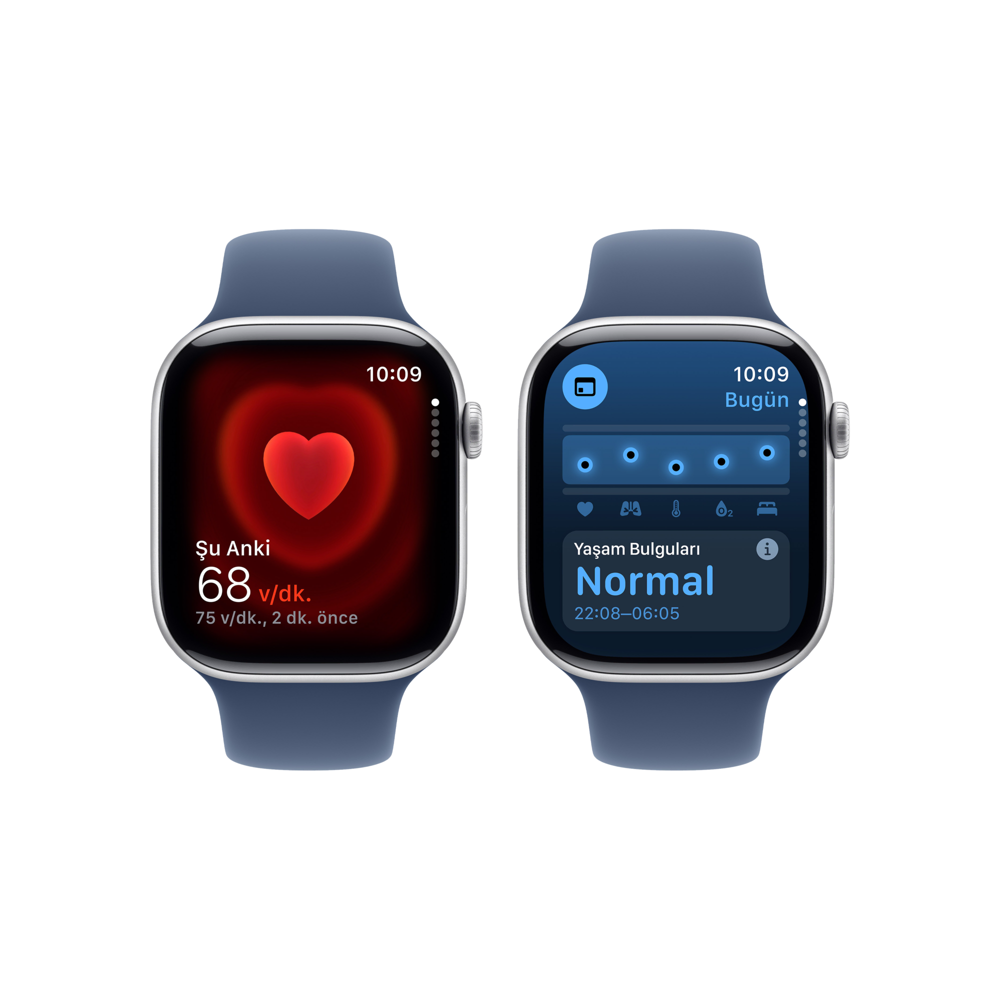 Apple Watch 10 GPS 42mm Gümüş SB-M/L Akıllı Saat