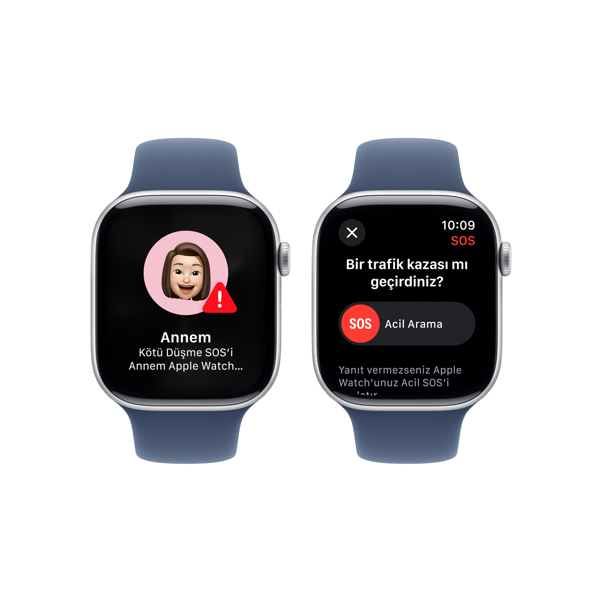Apple Watch 10 GPS 42mm Gümüş SB-M/L Akıllı Saat