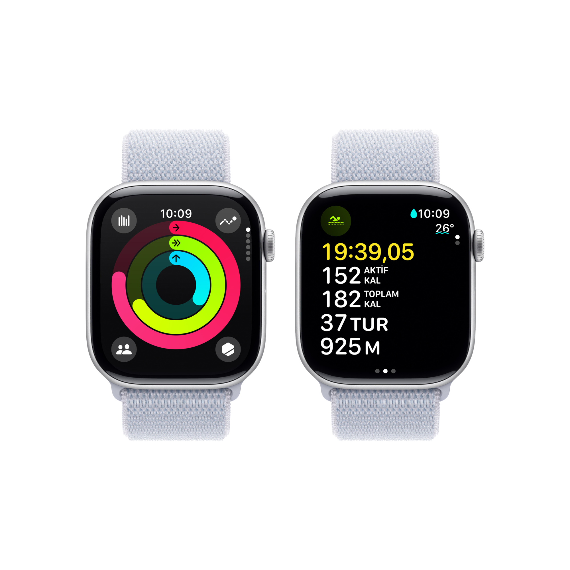 Apple Watch 10 GPS 42mm Gümüş SL Akıllı Saat