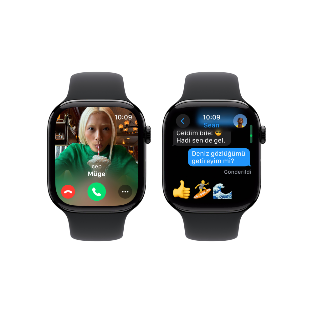 Apple Watch 10 GPS 42mm Siyah SB-S/M Akıllı Saat