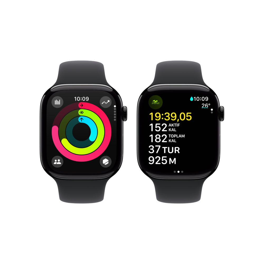 Apple Watch 10 GPS 42mm Siyah SB-M/L Akıllı Saat