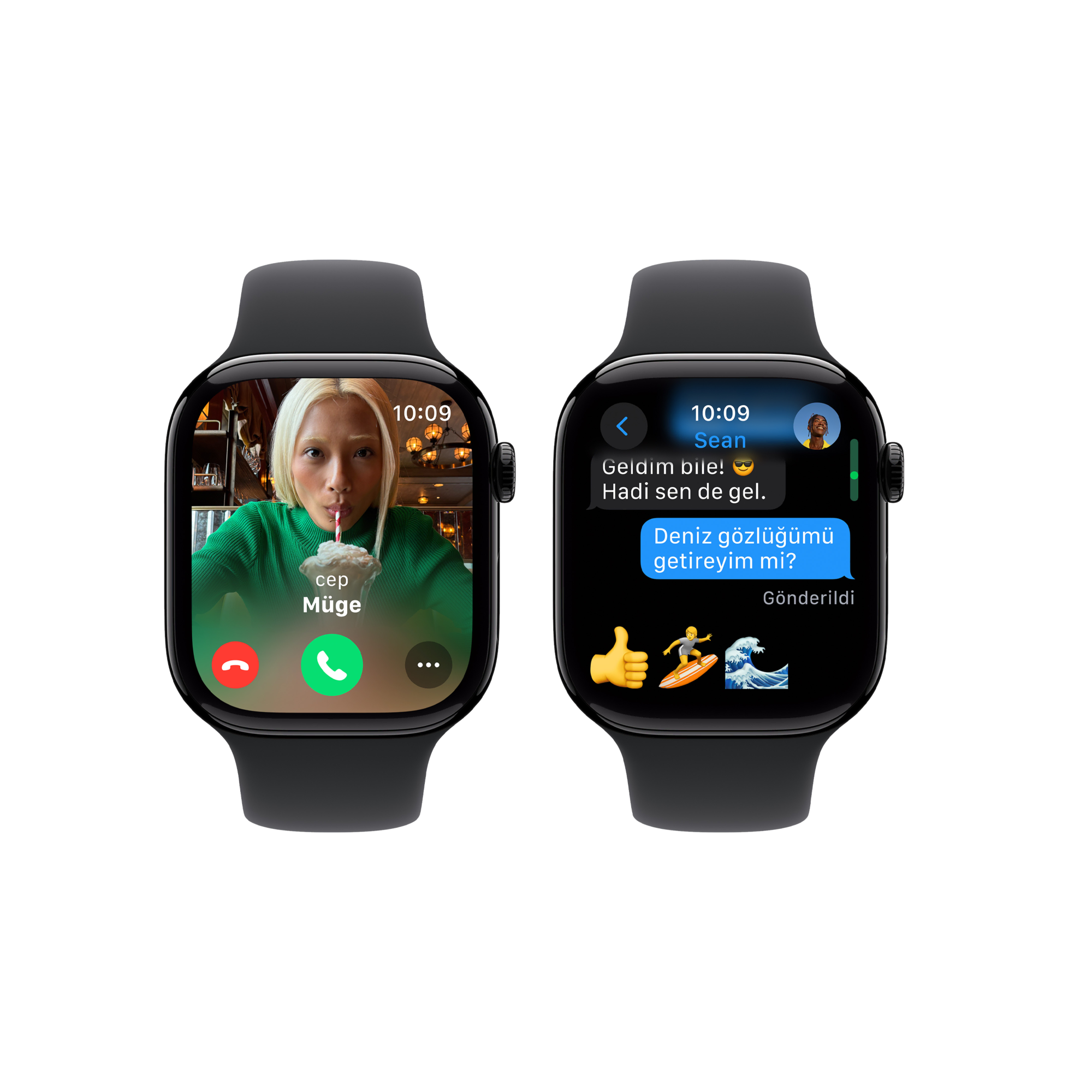 Apple Watch 10 GPS 42mm Siyah SB-M/L Akıllı Saat