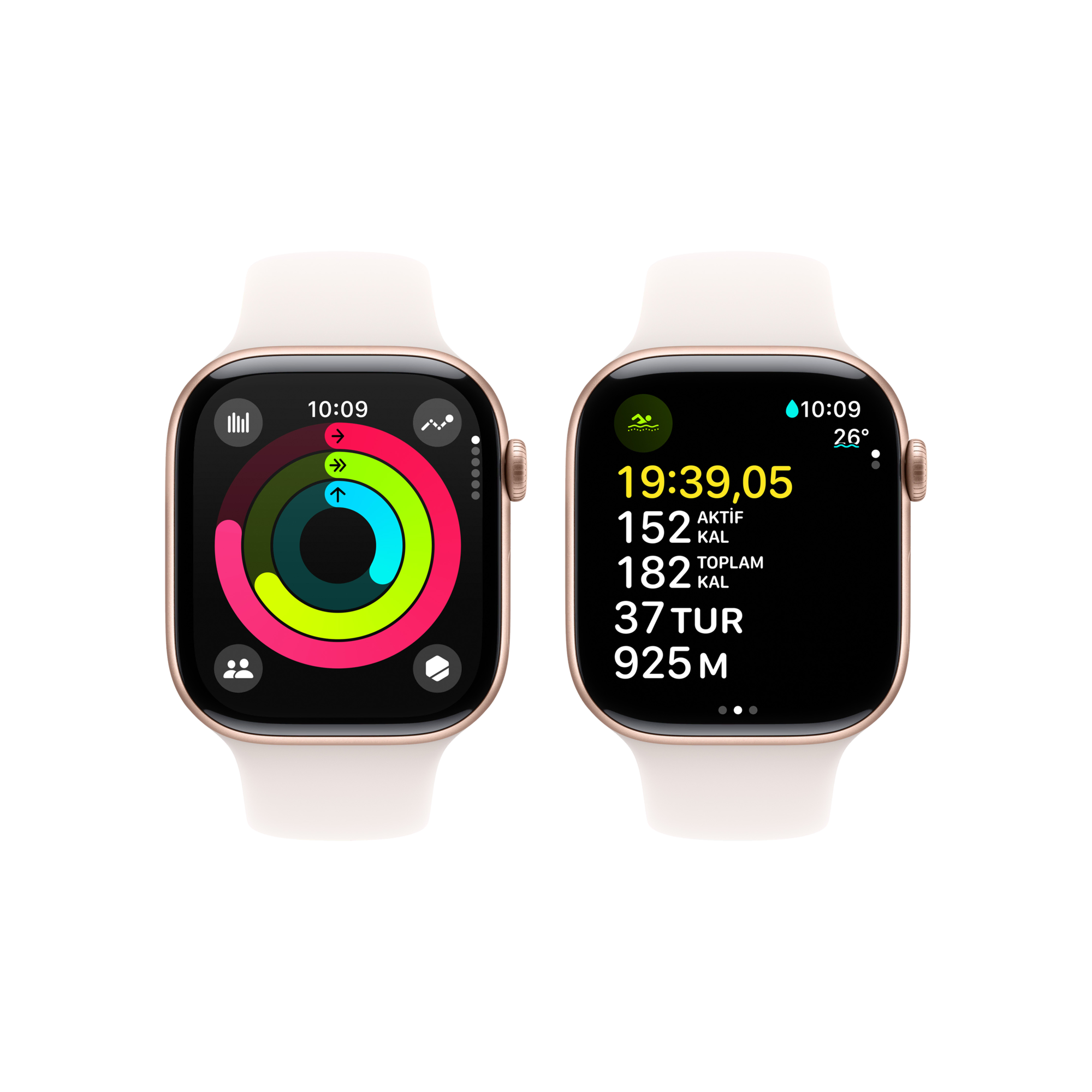 Apple Watch 10 GPS 42mm Altın S. SB-M/L Akıllı Saat