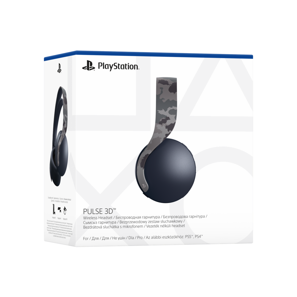 SONY PULSE Wireless Headset Grey Camo Oyun Konsolu Aksesuarları
