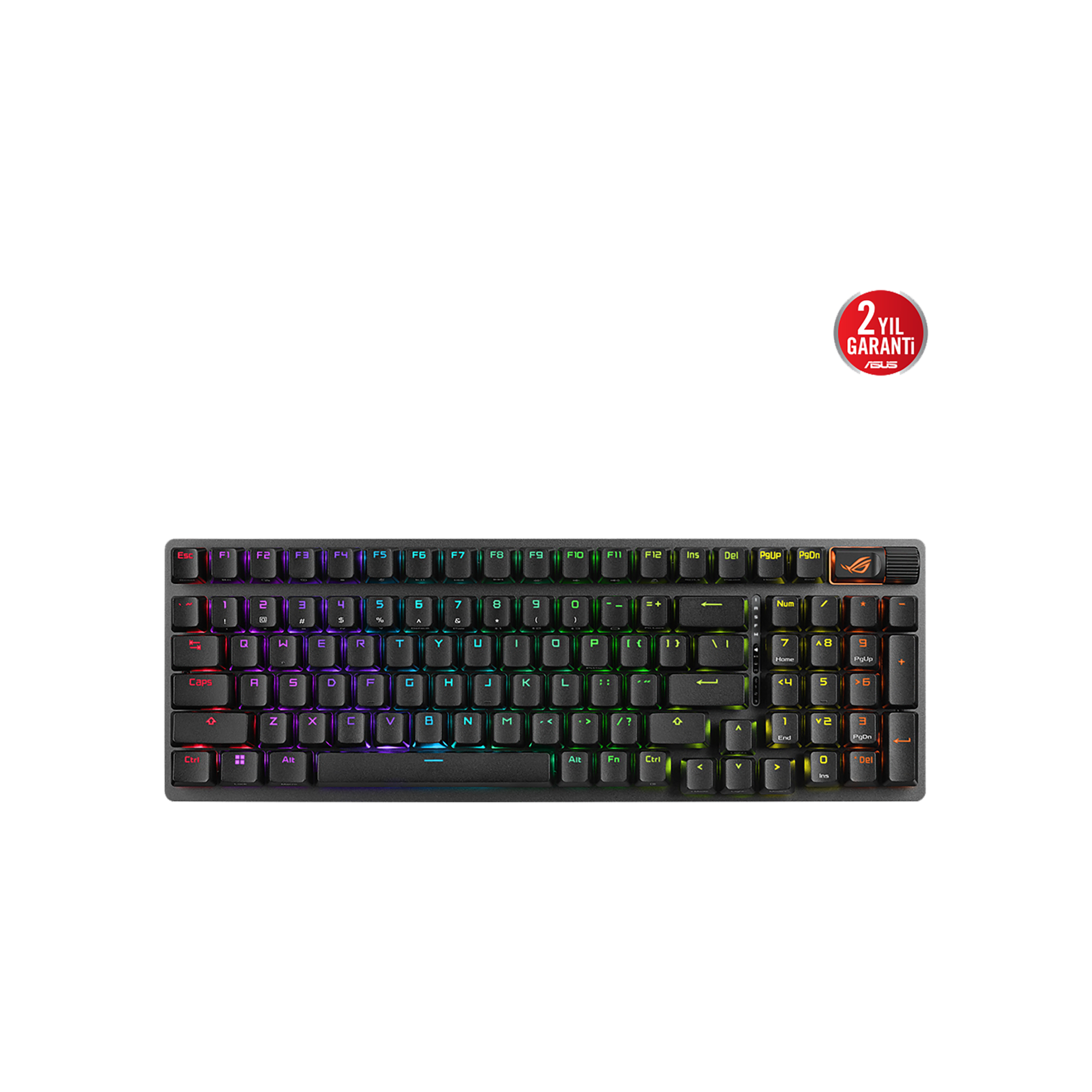 Asus ROG Strix Scope II 96 NX  SS Klavye Oyuncu Ekipmanları