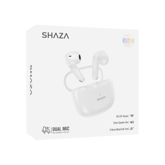 SHAZA Air7 Bluetooth Kulaklık Beyaz Kulaklık