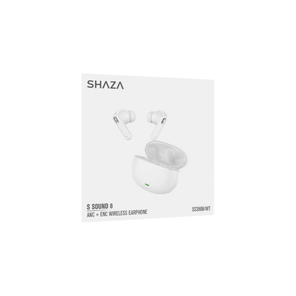 SHAZA S Sound 8 Bluetooth Kulaklık Beyaz Kulaklık