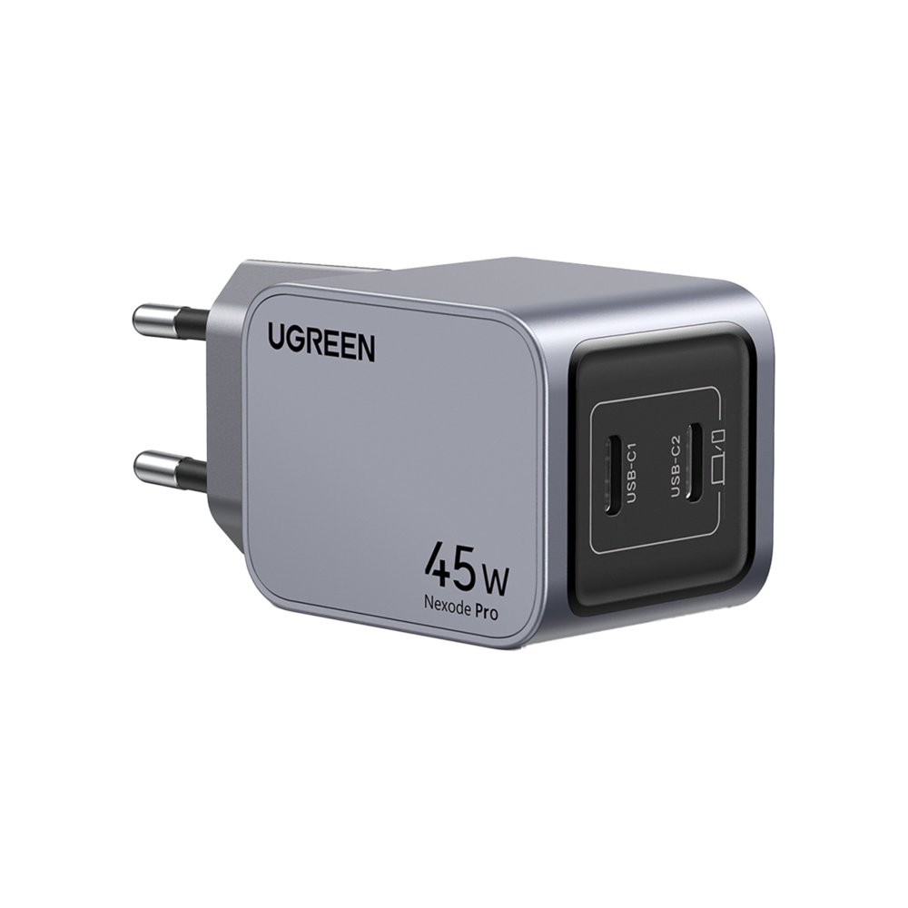 UGREEN Nexode Pro 45W Şarj Cihazı, Gri Cep Telefonu Aksesuarları
