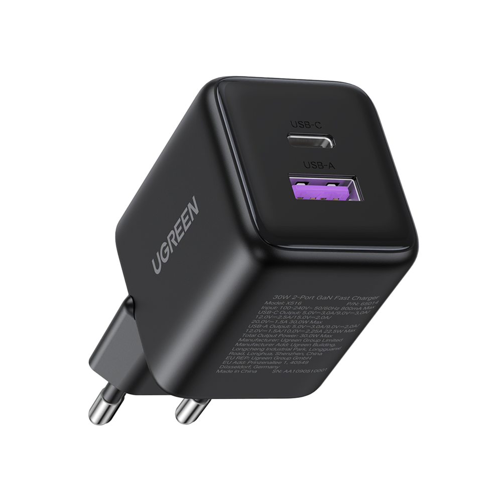 UGREEN 30W 2 Portlu Hızlı Şarj Cihzı Syh Cep Telefonu Aksesuarları