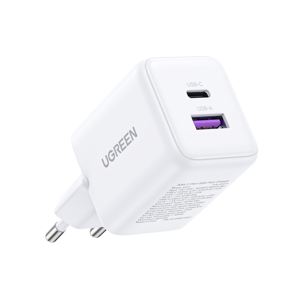 UGREEN 30W 2 Portlu Hızlı Şarj Cihzı Byz Cep Telefonu Aksesuarları