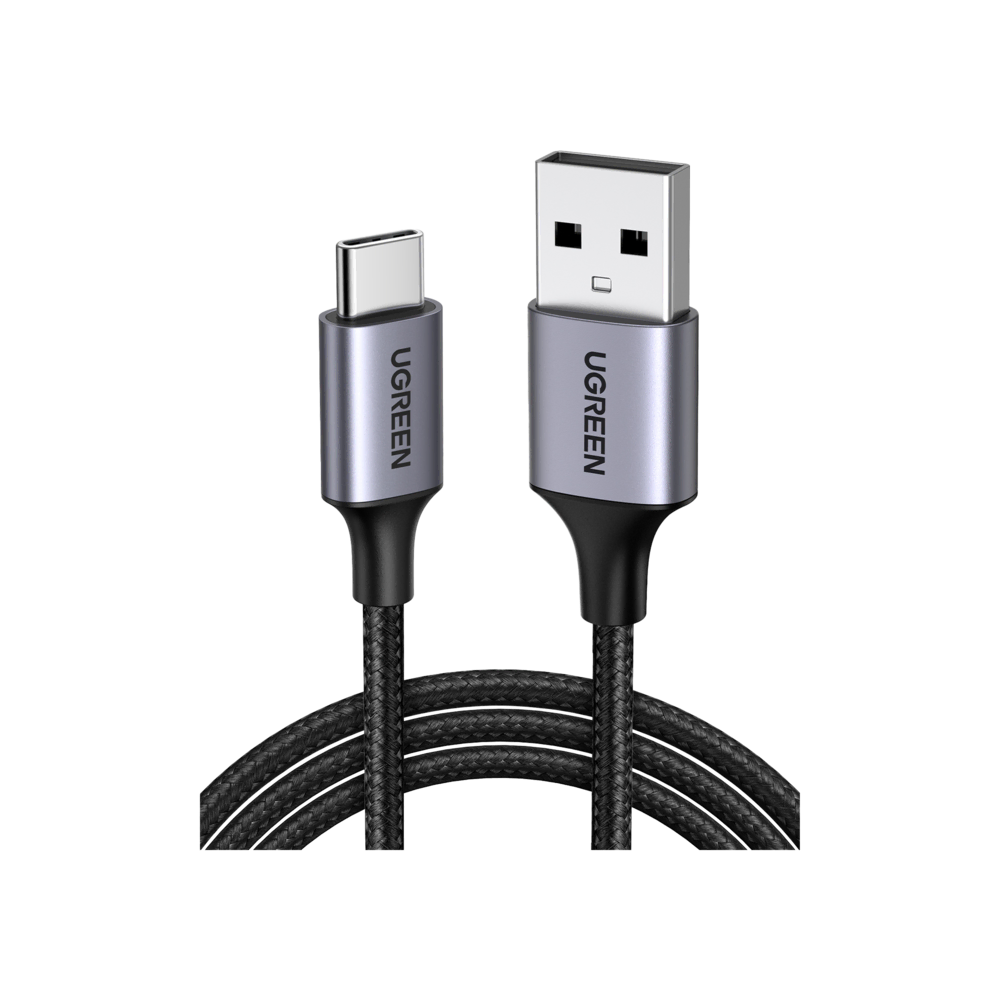 UGREEN USB-C to USB-A Örgülü Kblo Syh 1M Cep Telefonu Aksesuarları