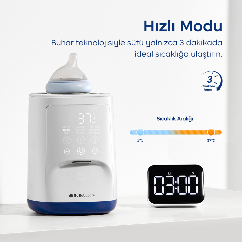 Bc Babycare Gyro Baby Bottle Warmer Biberon Isıtıcısı 