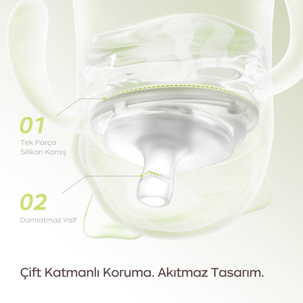 Bc Babycare WESTIE SIPPY CUP GREEN Anne & Bebek Ürünleri&nbsp;(Fotoğraf 4/9)