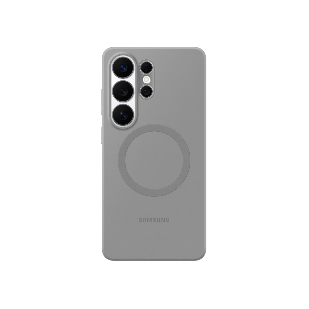 Samsung Glxy S26 Ultra Silkon  Klıf  Gri Telefon Kılıfı