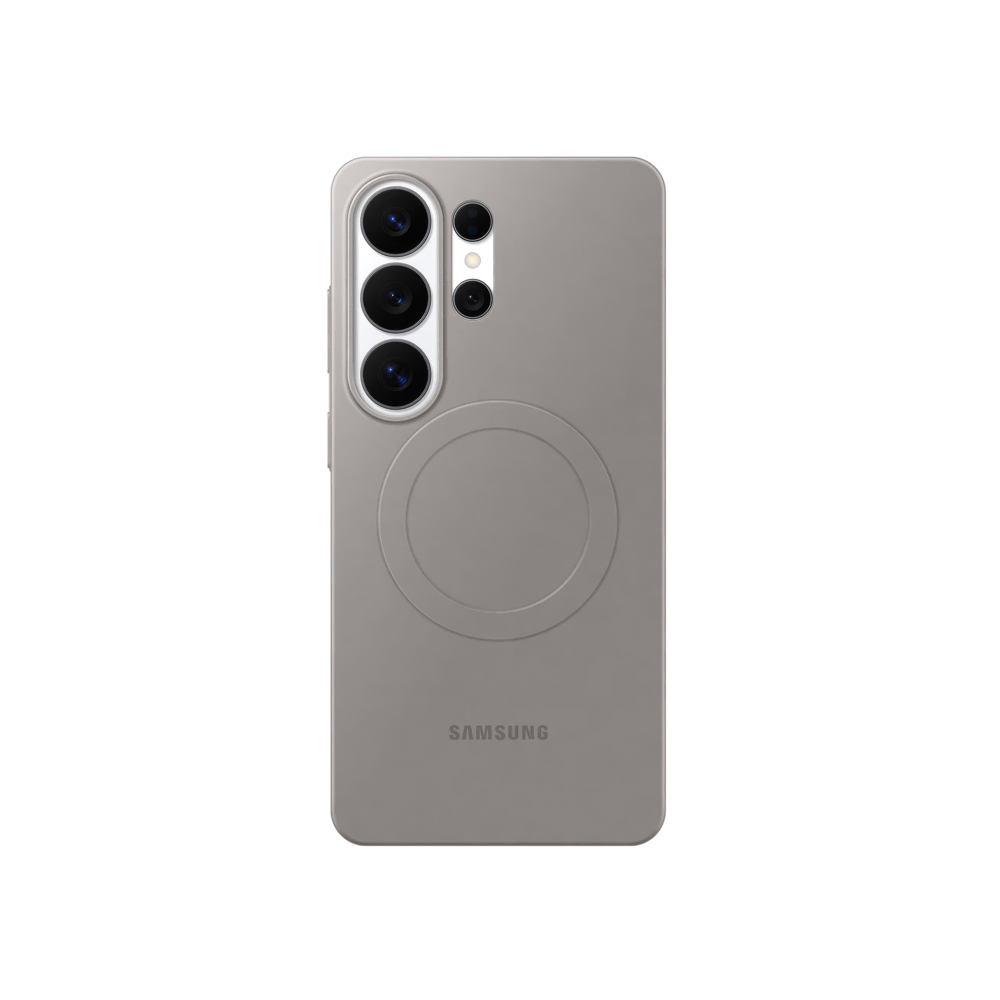 Samsung Glxy S26+ Silkon  Klıf  Gri Telefon Kılıfı