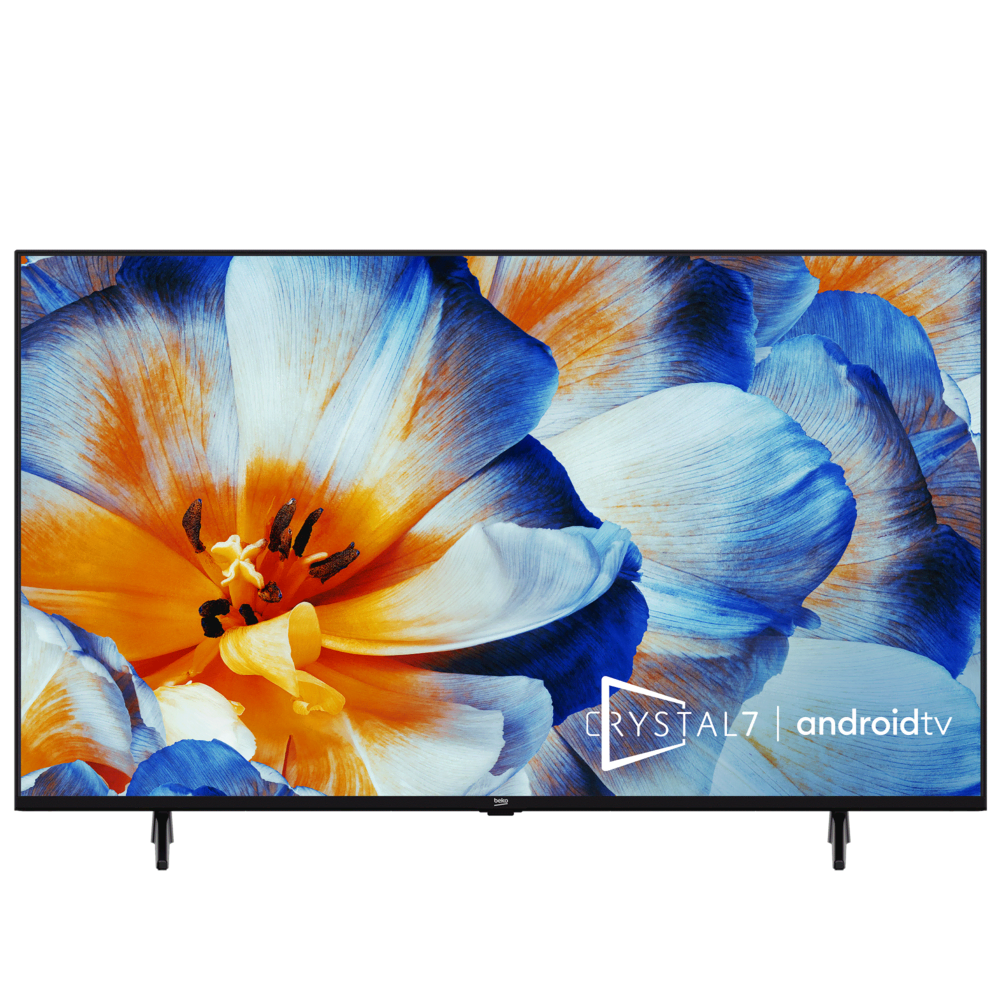 Crystal 7 B50 D 790 B / 50" 4K Smart Android TV Televizyon Beko