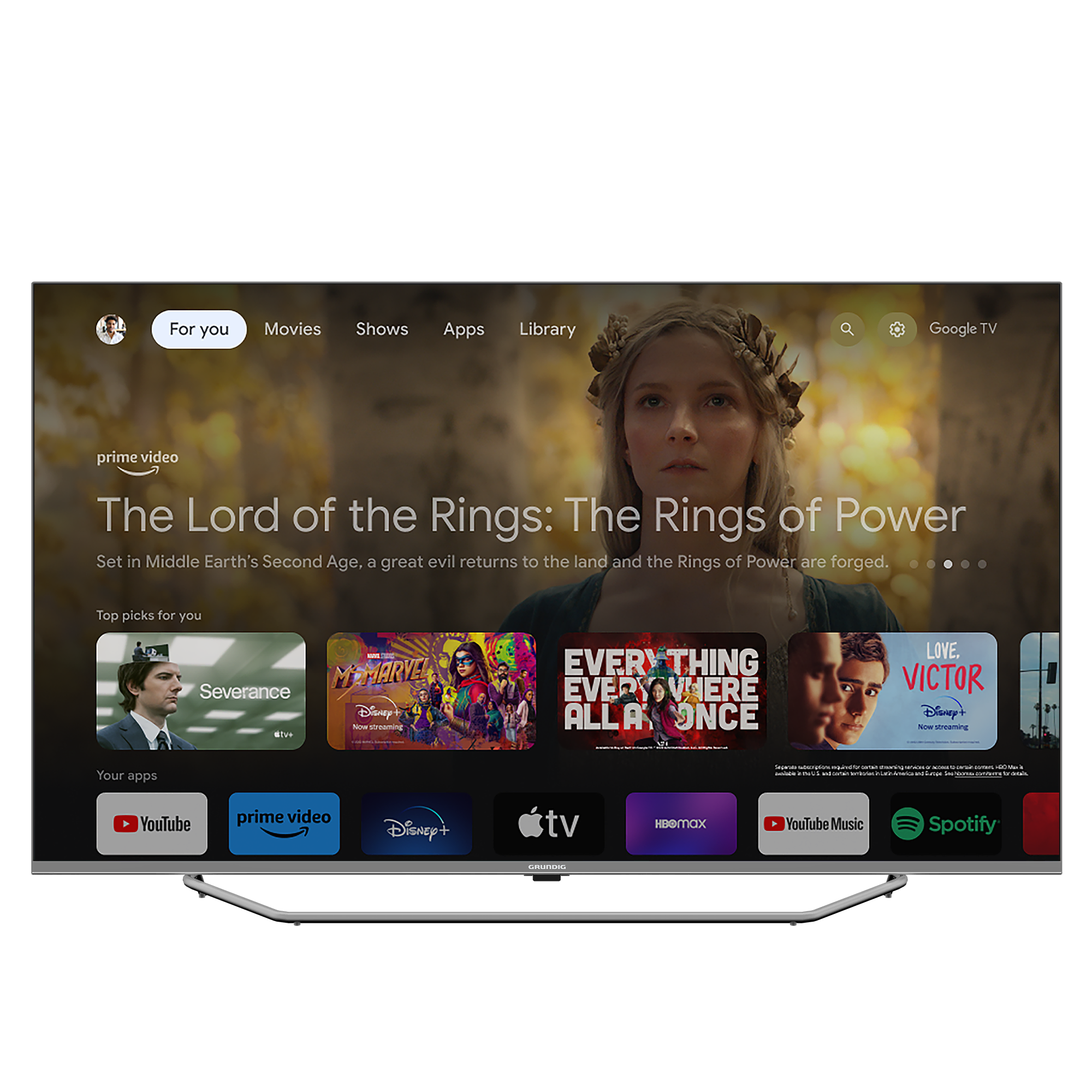 RIO 55 GHU 8900 S Grundig TV
