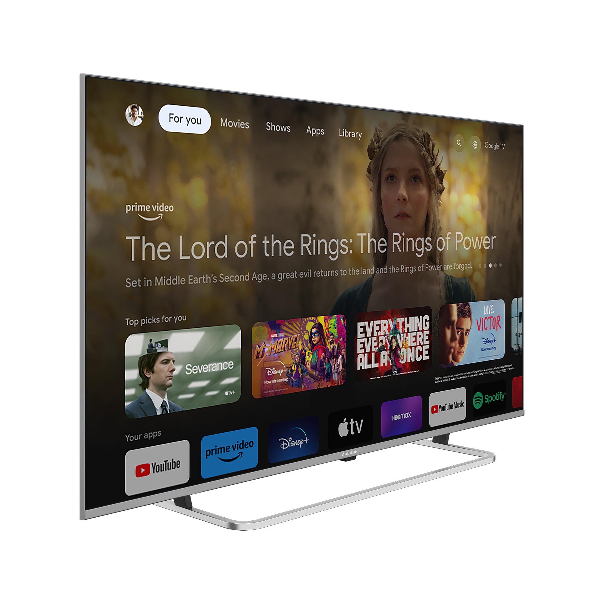 PARIS 75 GHU 9055 4K NANO UHD+GOOGLE TV Grundig TV