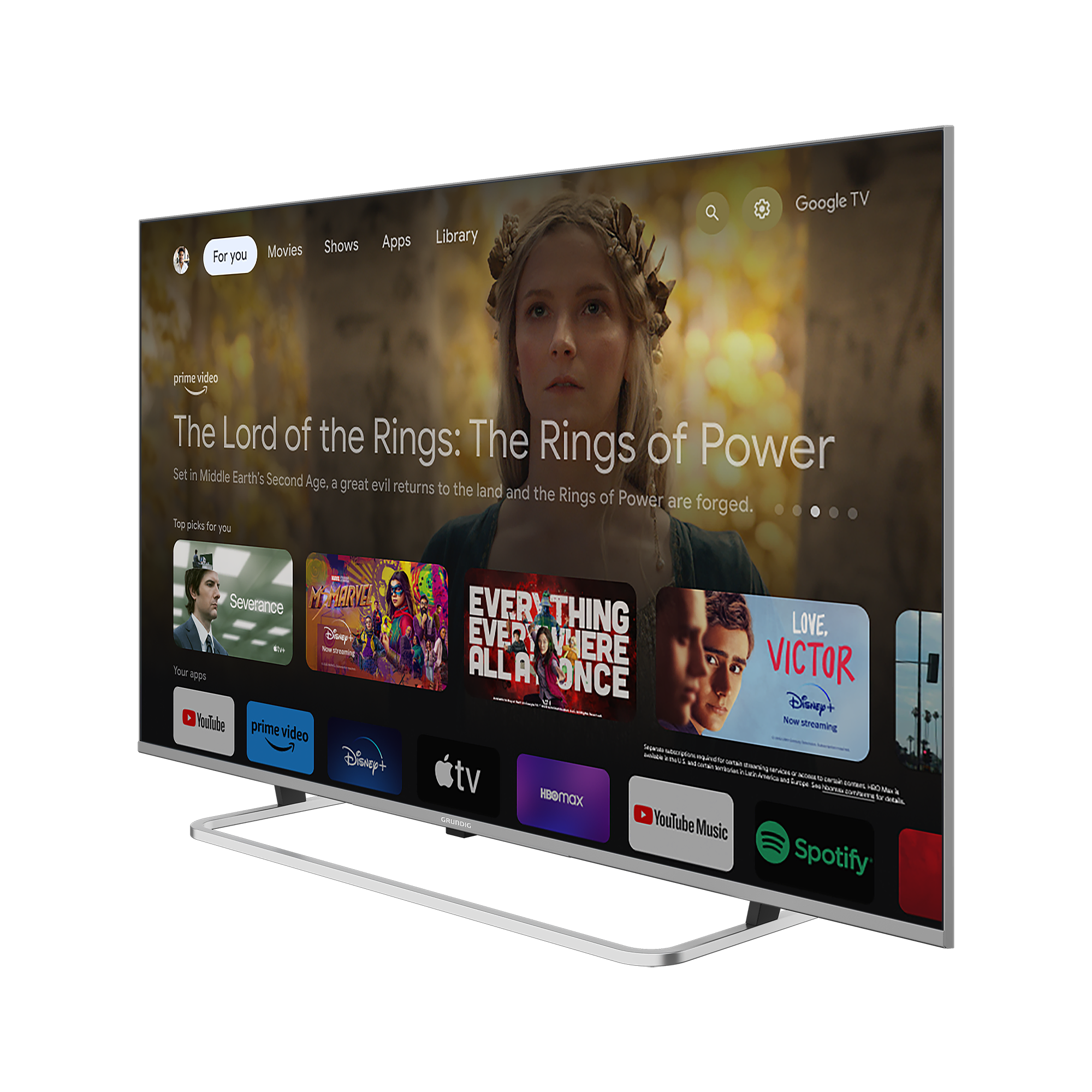 PARIS 75 GHU 9055 4K NANO UHD+GOOGLE TV Grundig TV