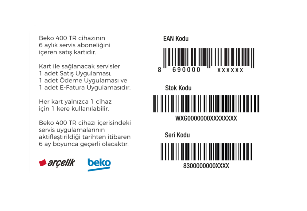 400 TR 6 Aylık Abonelik Paketi Aksesuarlar